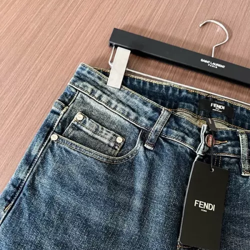 Replica Fendi Jeans For Men #1369543 $48.00 USD for Wholesale