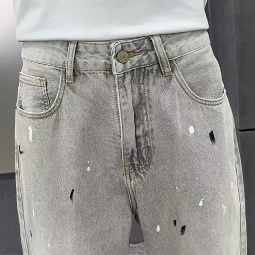 Replica Balmain Jeans For Men #1369621 $48.00 USD for Wholesale