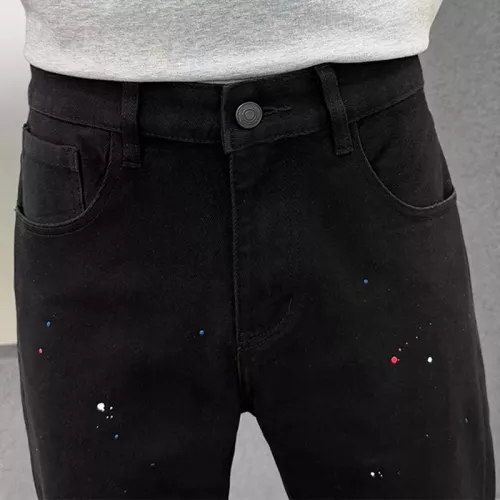 Replica Balmain Jeans For Men #1369622 $48.00 USD for Wholesale