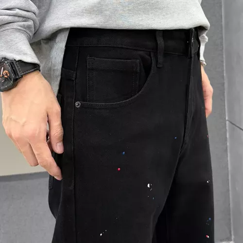 Replica Balmain Jeans For Men #1369622 $48.00 USD for Wholesale