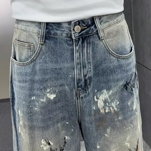 Replica Balmain Jeans For Men #1369623 $48.00 USD for Wholesale