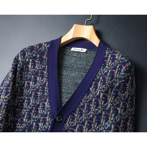 Replica Christian Dior Sweaters Long Sleeved For Men #1369740 $60.00 USD for Wholesale