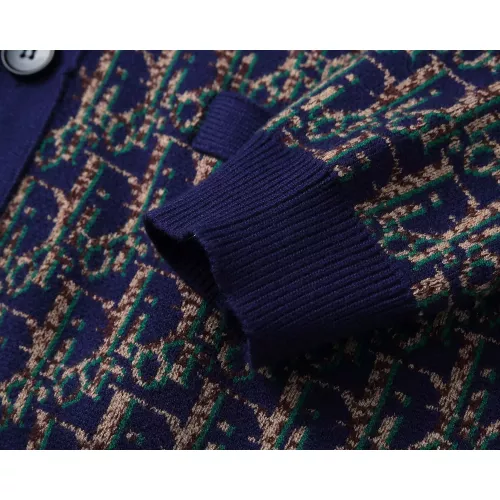 Replica Christian Dior Sweaters Long Sleeved For Men #1369740 $60.00 USD for Wholesale
