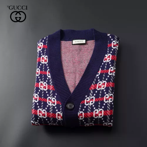 Replica Gucci Sweaters Long Sleeved For Men #1369747 $60.00 USD for Wholesale
