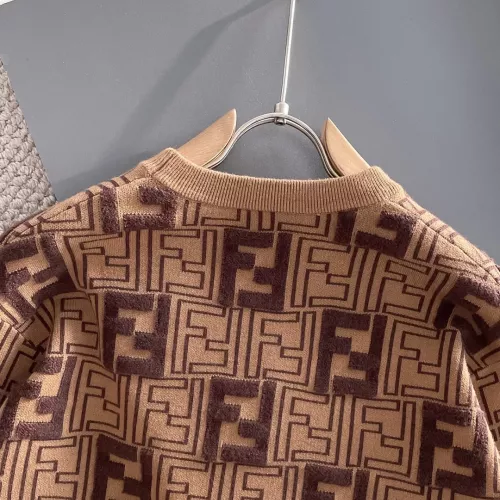 Replica Fendi Sweaters Long Sleeved For Men #1369757 $56.00 USD for Wholesale