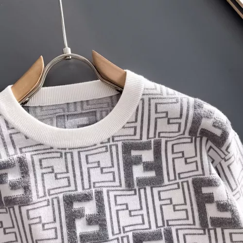 Replica Fendi Sweaters Long Sleeved For Men #1369758 $56.00 USD for Wholesale