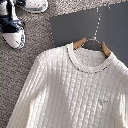 Replica Prada Sweaters Long Sleeved For Men #1369771 $56.00 USD for Wholesale