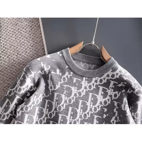 Replica Christian Dior Sweaters Long Sleeved For Men #1369787 $56.00 USD for Wholesale