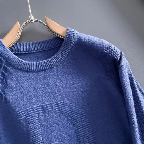 Replica Christian Dior Sweaters Long Sleeved For Men #1369793 $56.00 USD for Wholesale