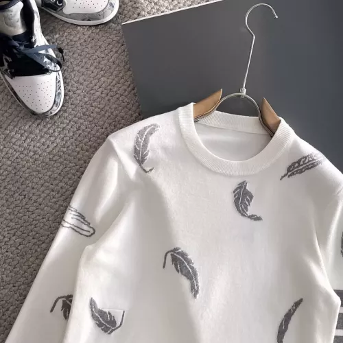 Replica Thom Browne TB Sweaters Long Sleeved For Men #1369807 $56.00 USD for Wholesale
