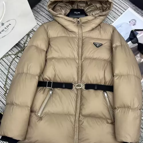 Cheap Prada Down Feather Coat Long Sleeved For Women #1369832, $$230.00 USD On Prada Down Feather Coat