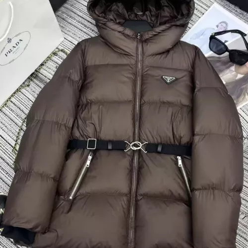 Cheap Prada Down Feather Coat Long Sleeved For Women #1369834, $$230.00 USD On Prada Down Feather Coat