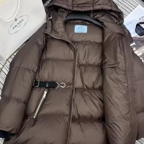 Replica Prada Down Feather Coat Long Sleeved For Women #1369834 $230.00 USD for Wholesale