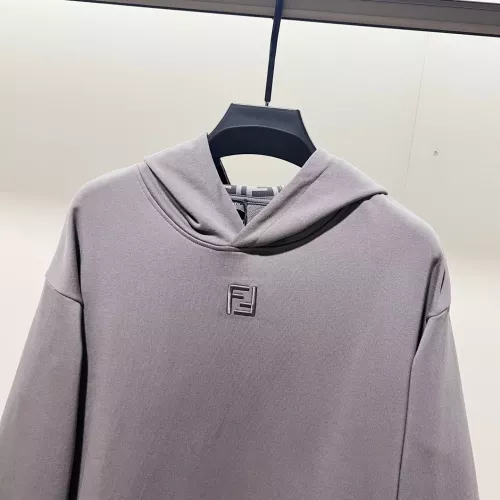 Replica Fendi Hoodies Long Sleeved For Unisex #1369956 $56.00 USD for Wholesale