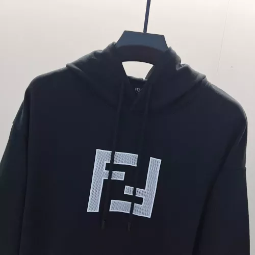 Replica Fendi Hoodies Long Sleeved For Unisex #1369977 $56.00 USD for Wholesale