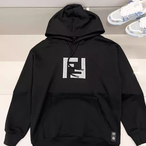 Replica Fendi Hoodies Long Sleeved For Unisex #1369977 $56.00 USD for Wholesale