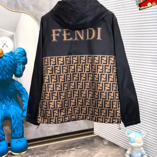 Replica Fendi Jackets Long Sleeved For Men #1370011 $60.00 USD for Wholesale