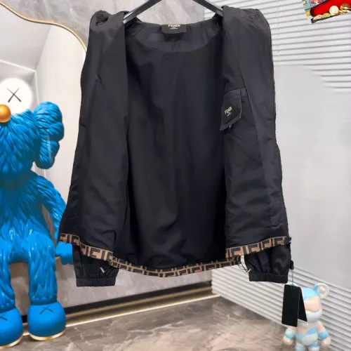 Replica Fendi Jackets Long Sleeved For Men #1370011 $60.00 USD for Wholesale