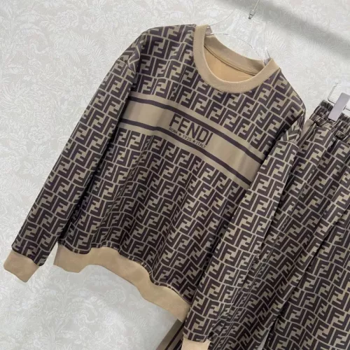 Replica Fendi Tracksuits Long Sleeved For Women #1370331 $150.00 USD for Wholesale