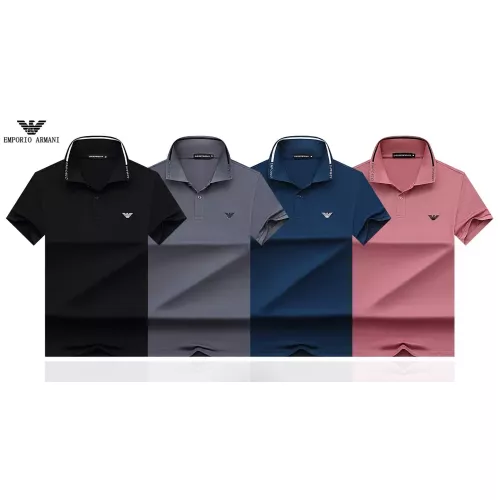 Replica Armani T-Shirts Short Sleeved For Men #1370354 $32.00 USD for Wholesale