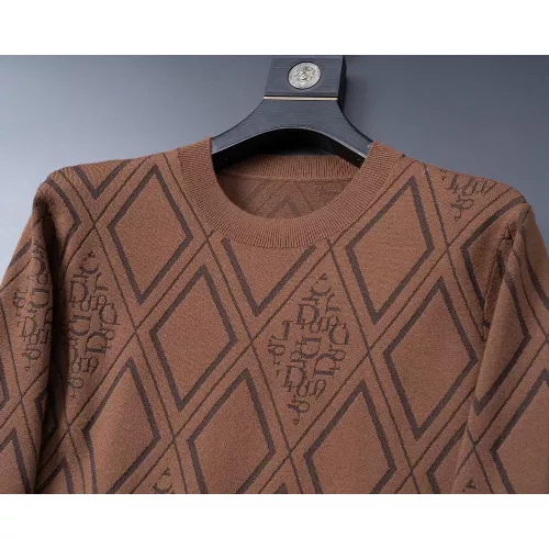 Replica Christian Dior Sweaters Long Sleeved For Men #1370413 $45.00 USD for Wholesale