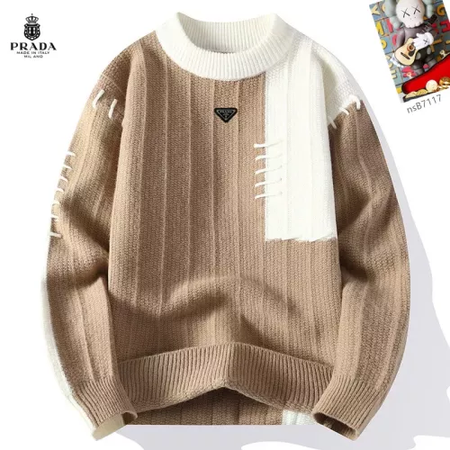 Cheap Prada Sweaters Long Sleeved For Men #1370418, $$48.00 USD On Prada Sweaters