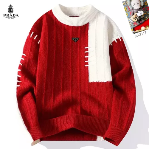 Cheap Prada Sweaters Long Sleeved For Men #1370419, $$48.00 USD On Prada Sweaters