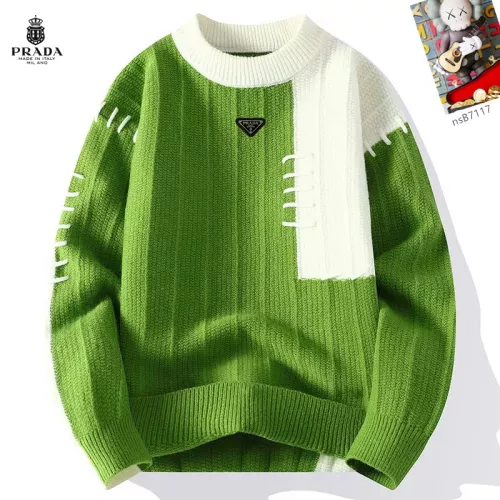 Cheap Prada Sweaters Long Sleeved For Men #1370420, $$48.00 USD On Prada Sweaters