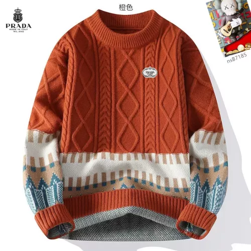 Cheap Prada Sweaters Long Sleeved For Men #1370439, $$48.00 USD On Prada Sweaters
