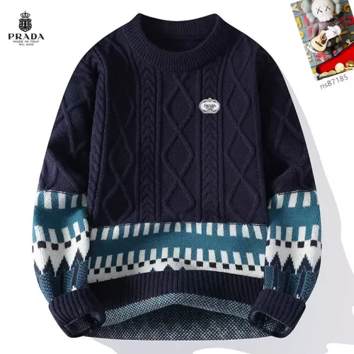 Cheap Prada Sweaters Long Sleeved For Men #1370441, $$48.00 USD On Prada Sweaters