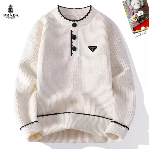 Cheap Prada Sweaters Long Sleeved For Men #1370460, $$48.00 USD On Prada Sweaters