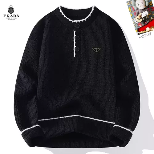 Cheap Prada Sweaters Long Sleeved For Men #1370463, $$48.00 USD On Prada Sweaters