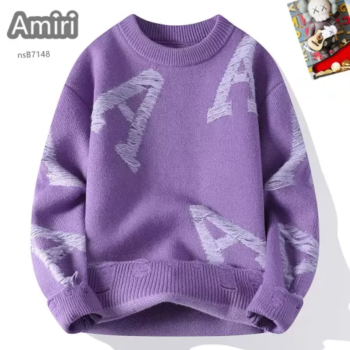 Cheap Amiri Sweaters Long Sleeved For Men #1370479, $$48.00 USD On Amiri Sweaters