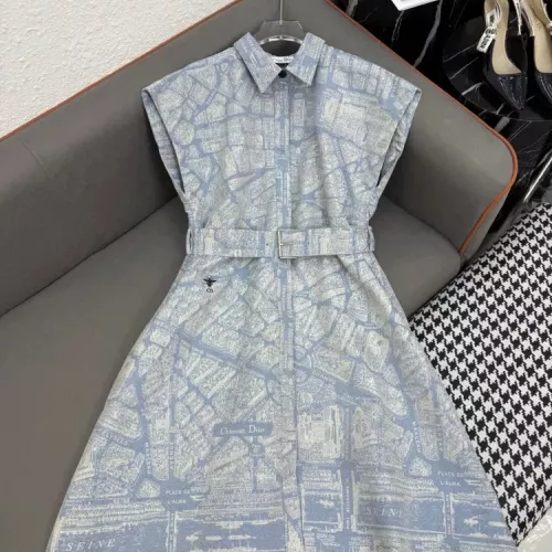 Cheap Christian Dior Dresses Short Sleeved For Women #1370631, $$82.00 USD On Christian Dior Dresses