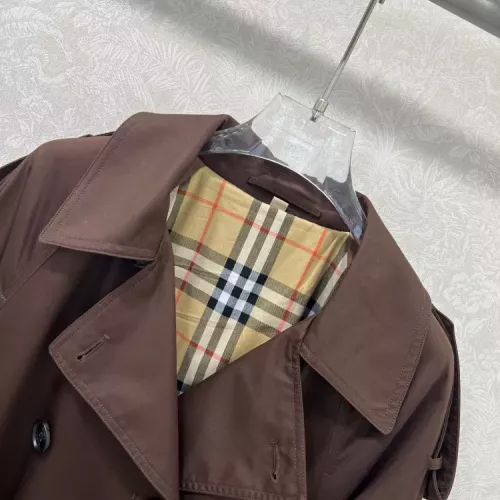 Replica Burberry Trench Coat Long Sleeved For Women #1370673 $160.00 USD for Wholesale