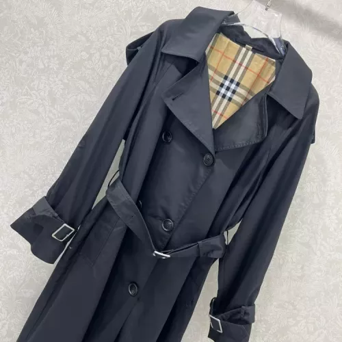 Replica Burberry Trench Coat Long Sleeved For Women #1370674 $160.00 USD for Wholesale