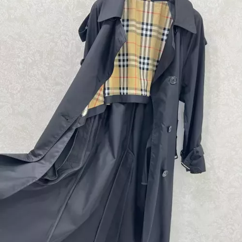 Replica Burberry Trench Coat Long Sleeved For Women #1370674 $160.00 USD for Wholesale