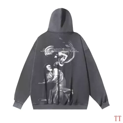 Cheap Off-White Hoodies Long Sleeved For Unisex #1370751, $$56.00 USD On Off-White Hoodies