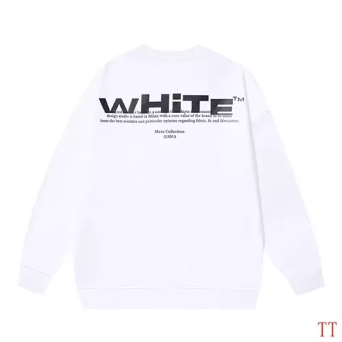 Replica Off-White Hoodies Long Sleeved For Unisex #1370771 $45.00 USD for Wholesale
