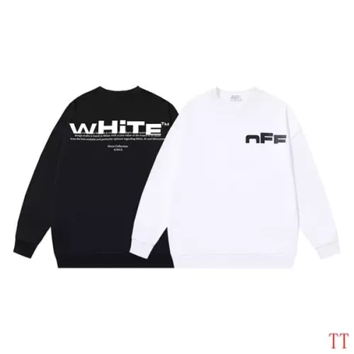 Replica Off-White Hoodies Long Sleeved For Unisex #1370771 $45.00 USD for Wholesale