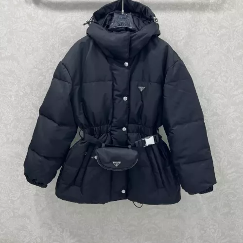 Cheap Prada Down Feather Coat Long Sleeved For Women #1370811, $$245.00 USD On Prada Down Feather Coat