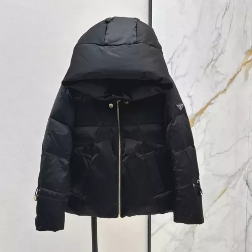 Cheap Prada Down Feather Coat Long Sleeved For Women #1370834, $$115.00 USD On Prada Down Feather Coat