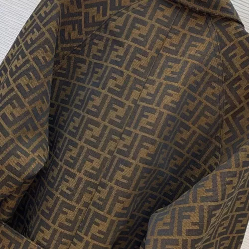 Replica Fendi Coat Long Sleeved For Women #1371003 $140.00 USD for Wholesale