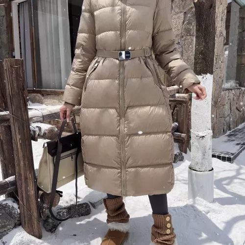 Replica Burberry Down Feather Coat Long Sleeved For Women #1371034 $247.93 USD for Wholesale