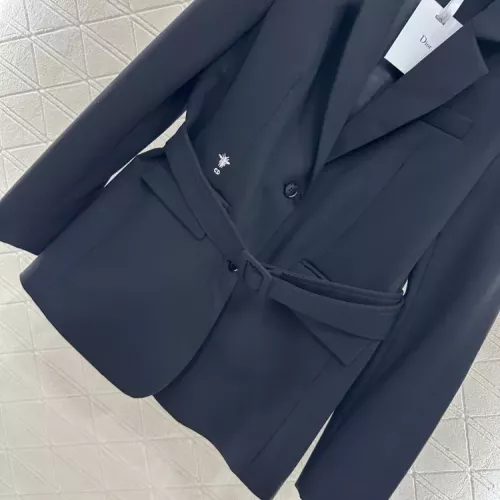 Replica Christian Dior Jackets Long Sleeved For Women #1371043 $85.00 USD for Wholesale
