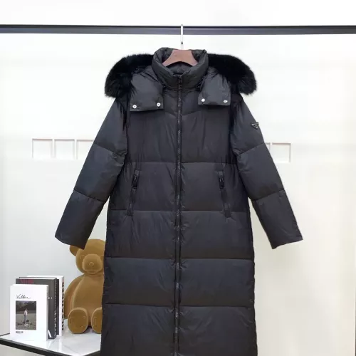 Cheap Prada Down Feather Coat Long Sleeved For Women #1371071, $$280.99 USD On Prada Down Feather Coat