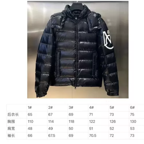 Replica Moncler Down Feather Coat Long Sleeved For Men #1371103 $160.00 USD for Wholesale