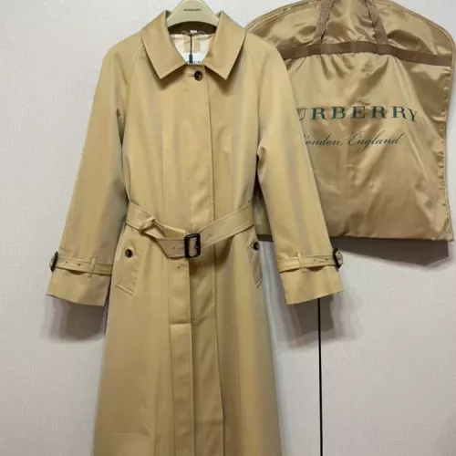 Replica Burberry Trench Coat Long Sleeved For Women #1371109 $192.00 USD for Wholesale