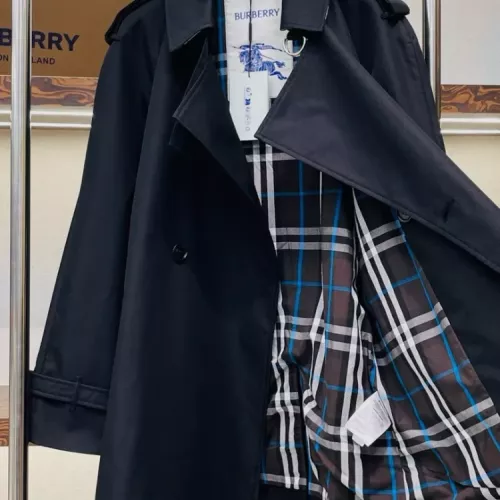 Replica Burberry Trench Coat Long Sleeved For Women #1371110 $172.00 USD for Wholesale
