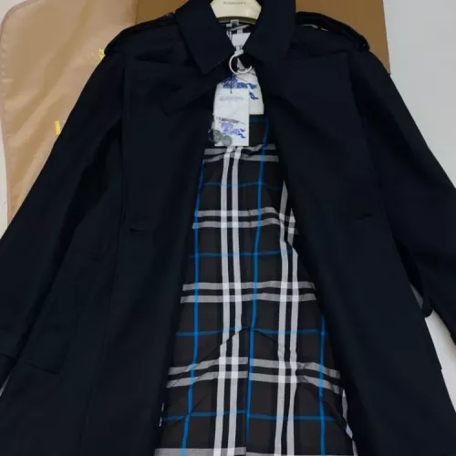 Replica Burberry Trench Coat Long Sleeved For Women #1371110 $172.00 USD for Wholesale